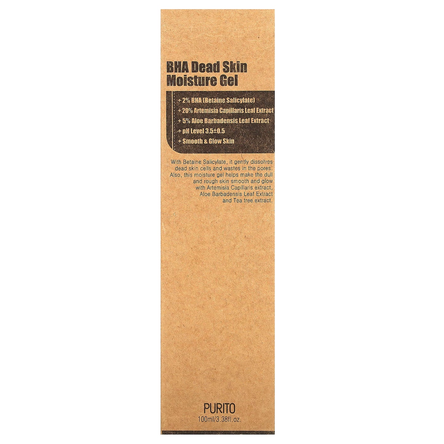 Purito, BHA Dead Skin Moisture Gel, 3.38 fl oz (100 ml)