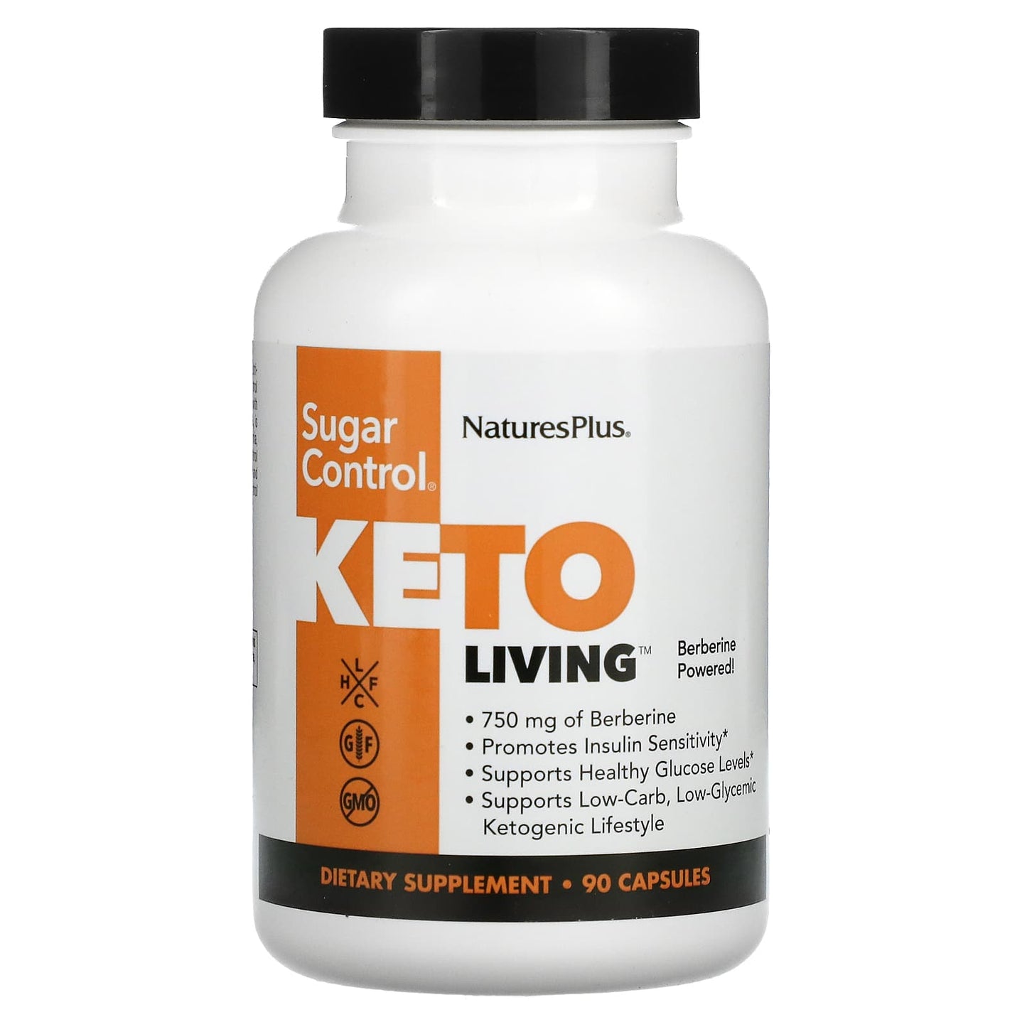 NaturesPlus-Keto Living-Sugar Control-90 Capsules