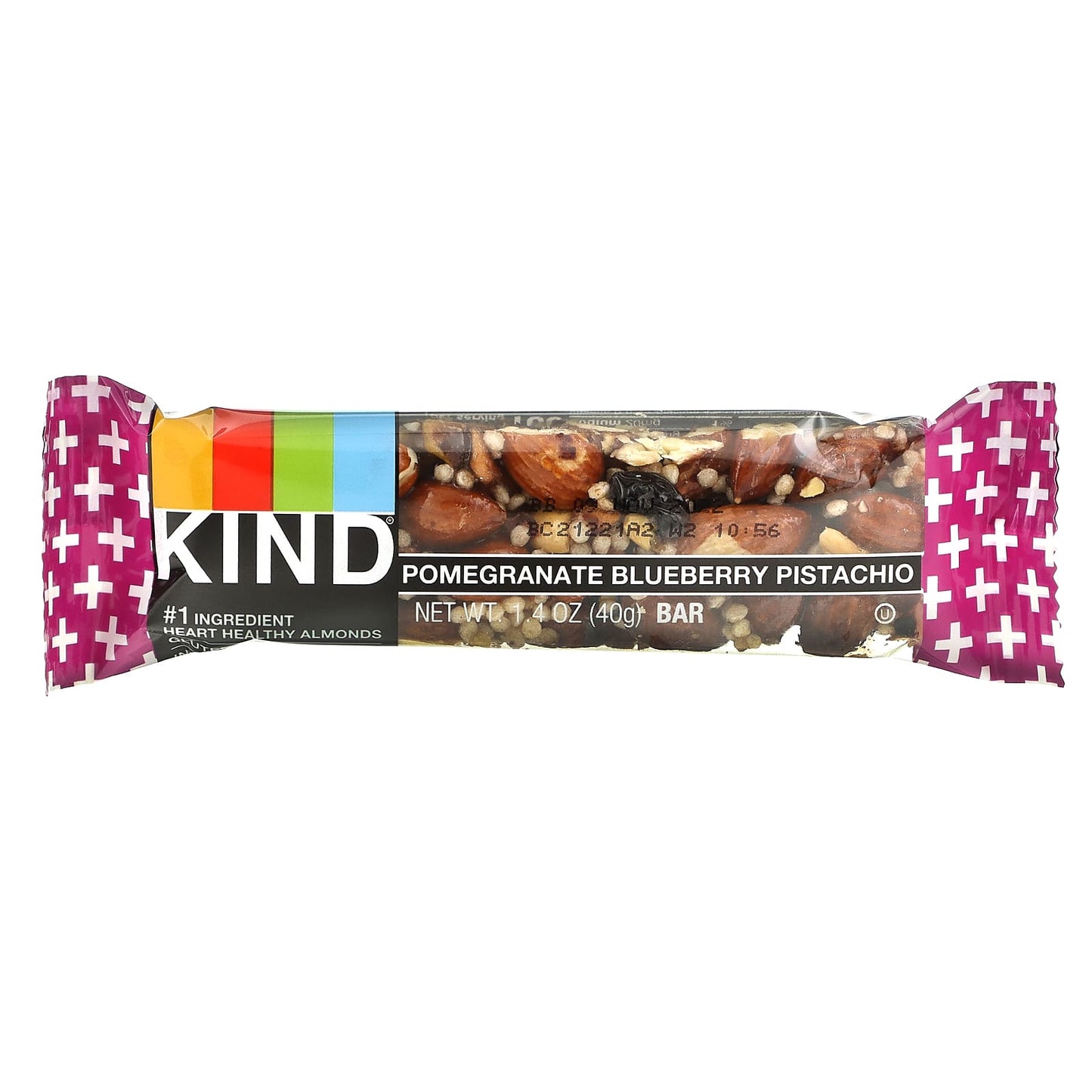 KIND Bars, Pomegranate Blueberry Pistachio, 12 Bars, 1.4 oz (40 g) Each