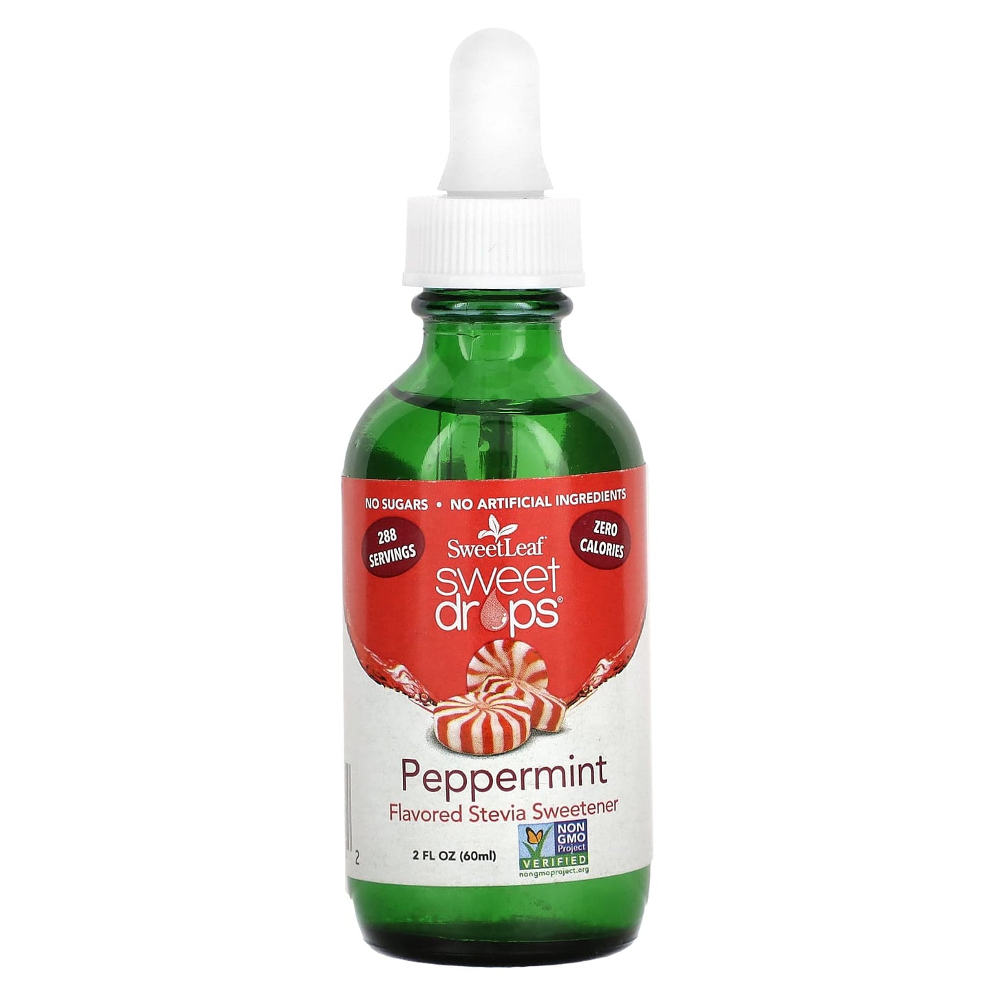 Wisdom Natural-SweetLeaf-Sweet Drops-Peppermint-2 fl oz (60 ml)