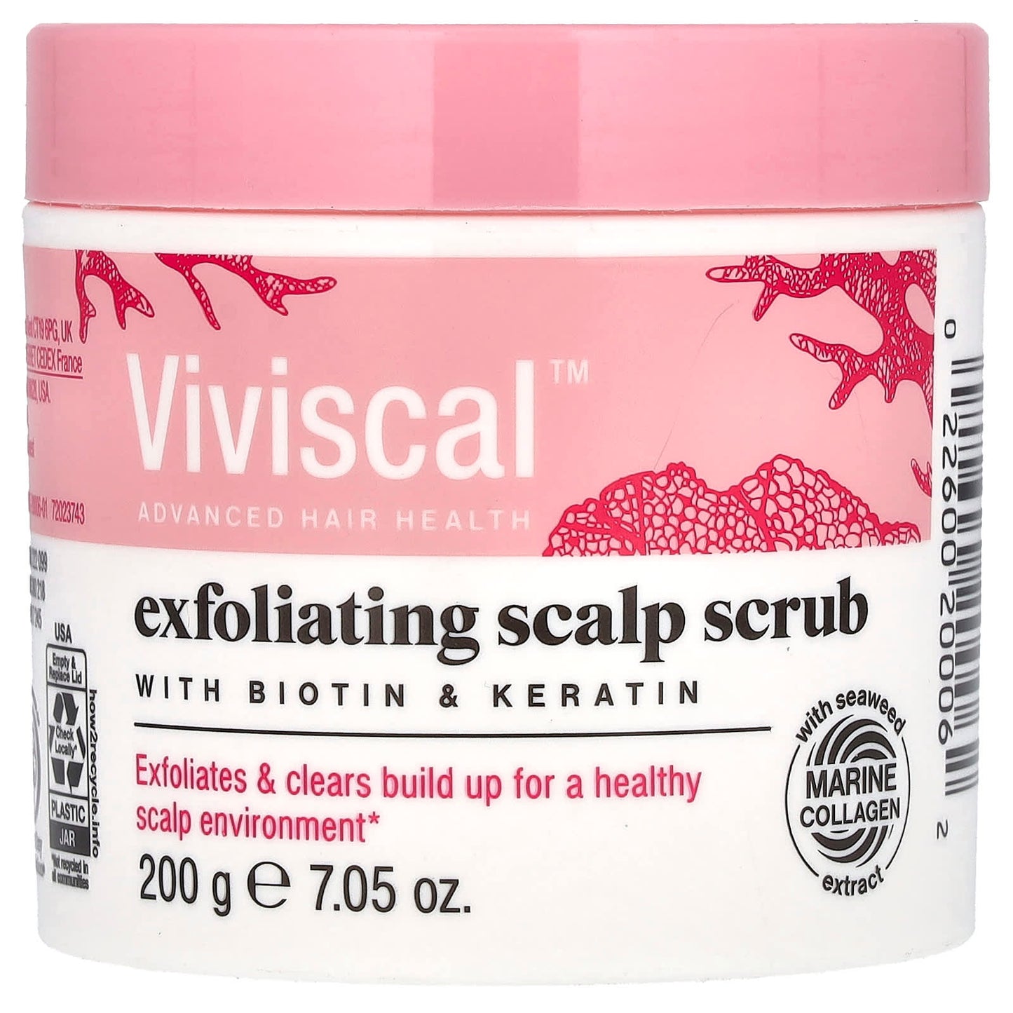 Viviscal-Advanced Hair Health-Exfoliating Scalp Scrub-7.05 oz (200 g)