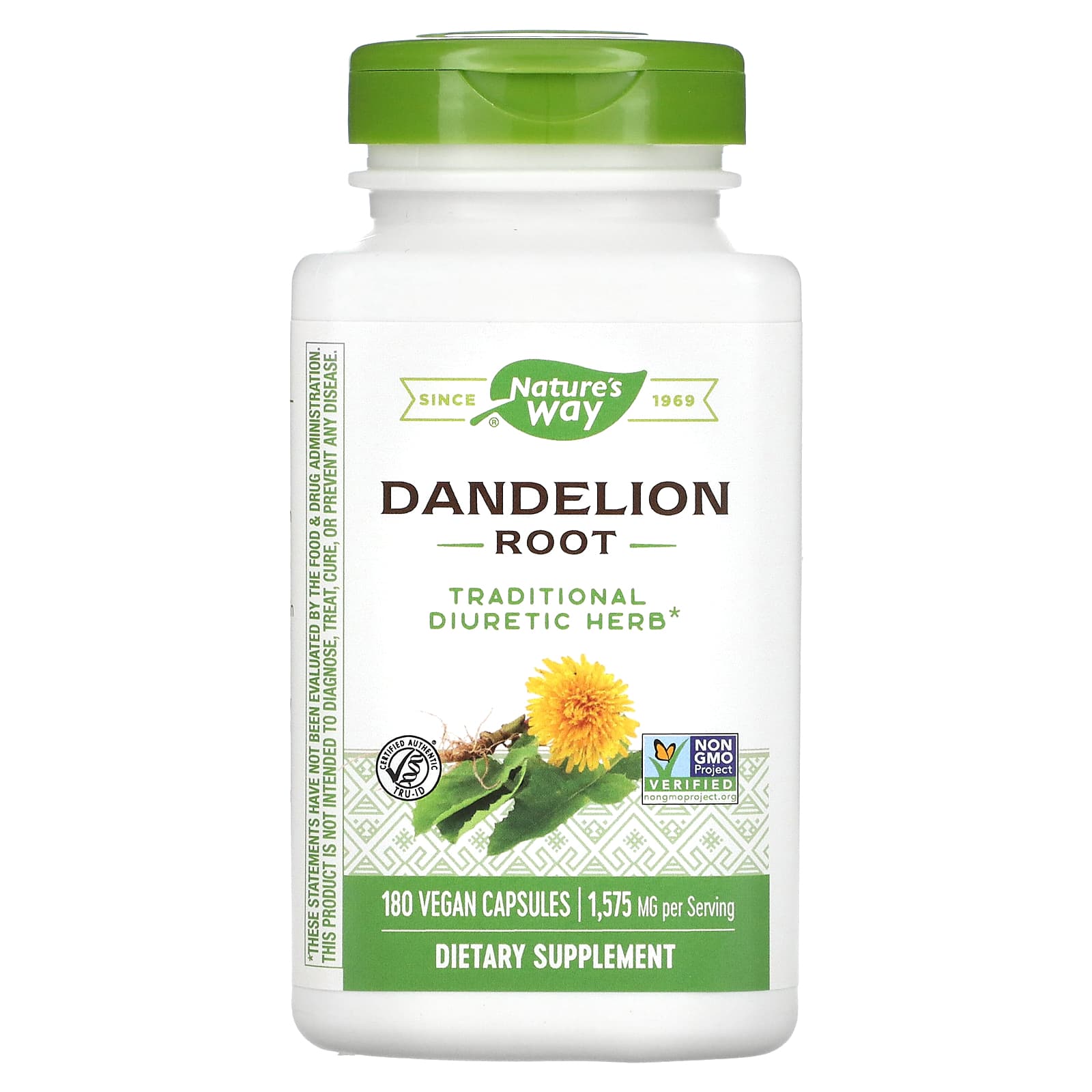 Nature's Way-Dandelion Root-1,575 mg-180 Vegan Capsules (525 mg per Capsule)