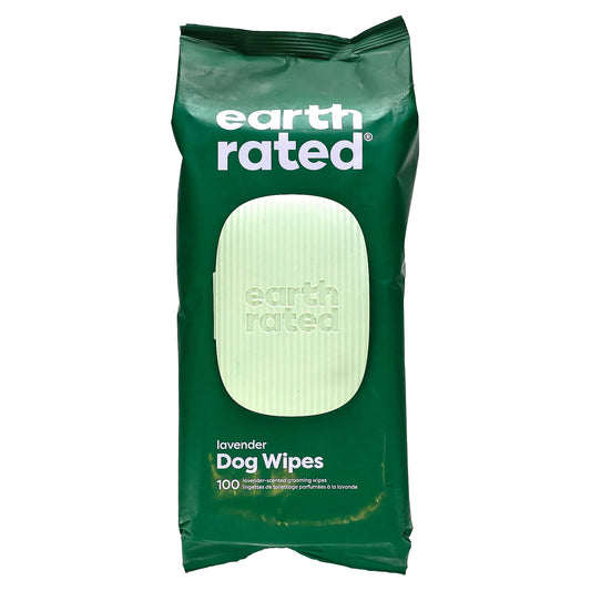 Earth Rated-Dog Wipes-Lavender-100 Wipes