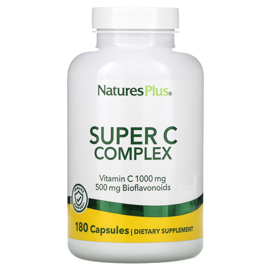 NaturesPlus-Super C Complex-180 Capsules