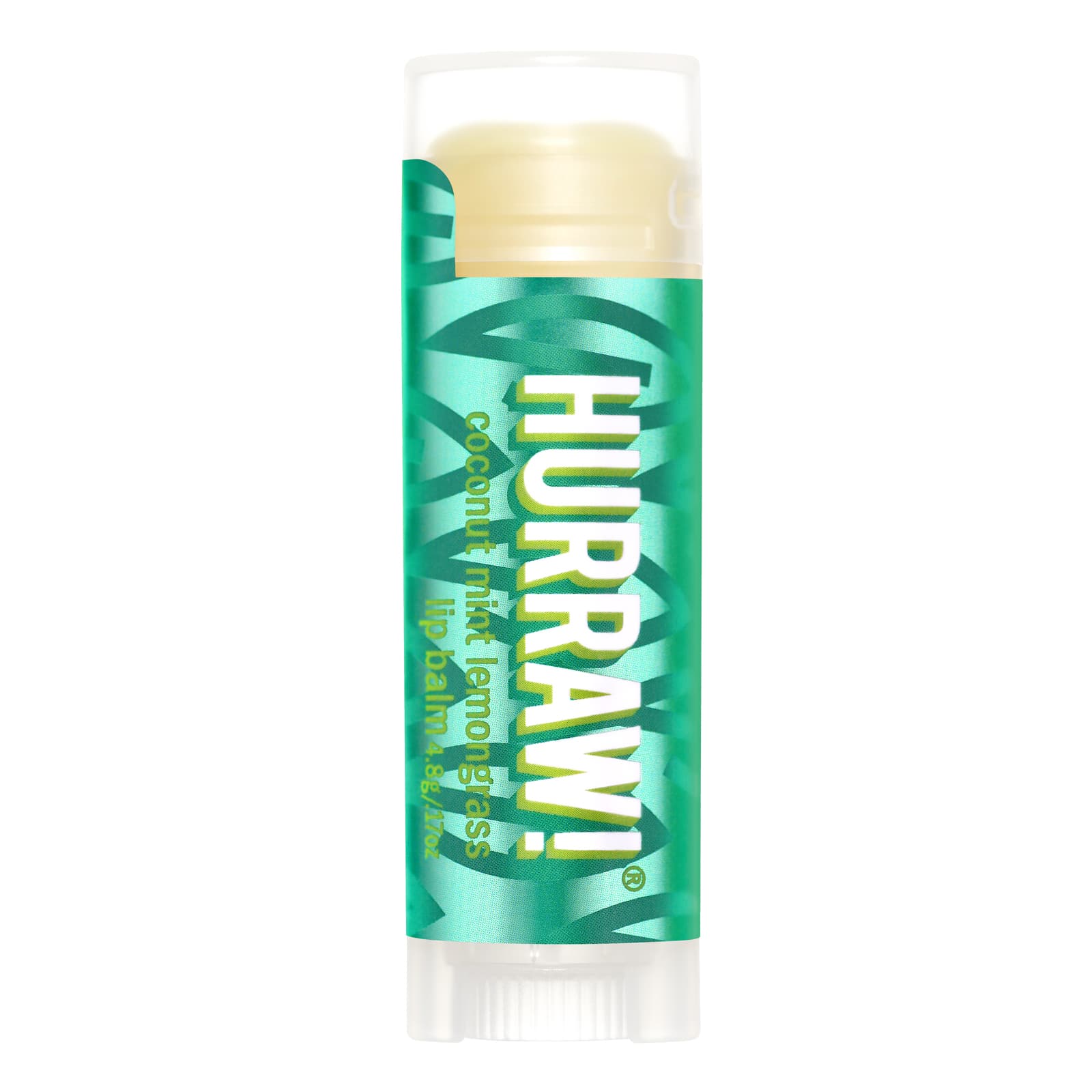 Hurraw! Balm-Lip Balm-Coconut Mint Lemongrass-0.17 oz (4.8 g)