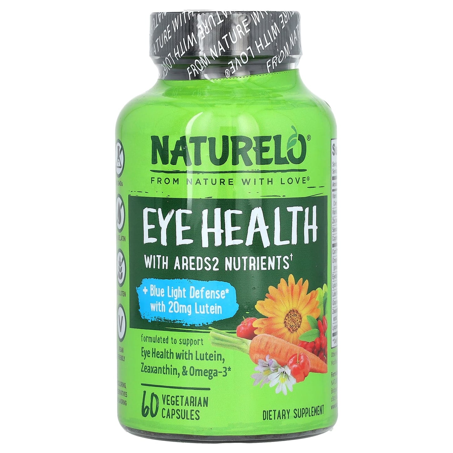 NATURELO-Eye Health-60 Vegetarian Capsules