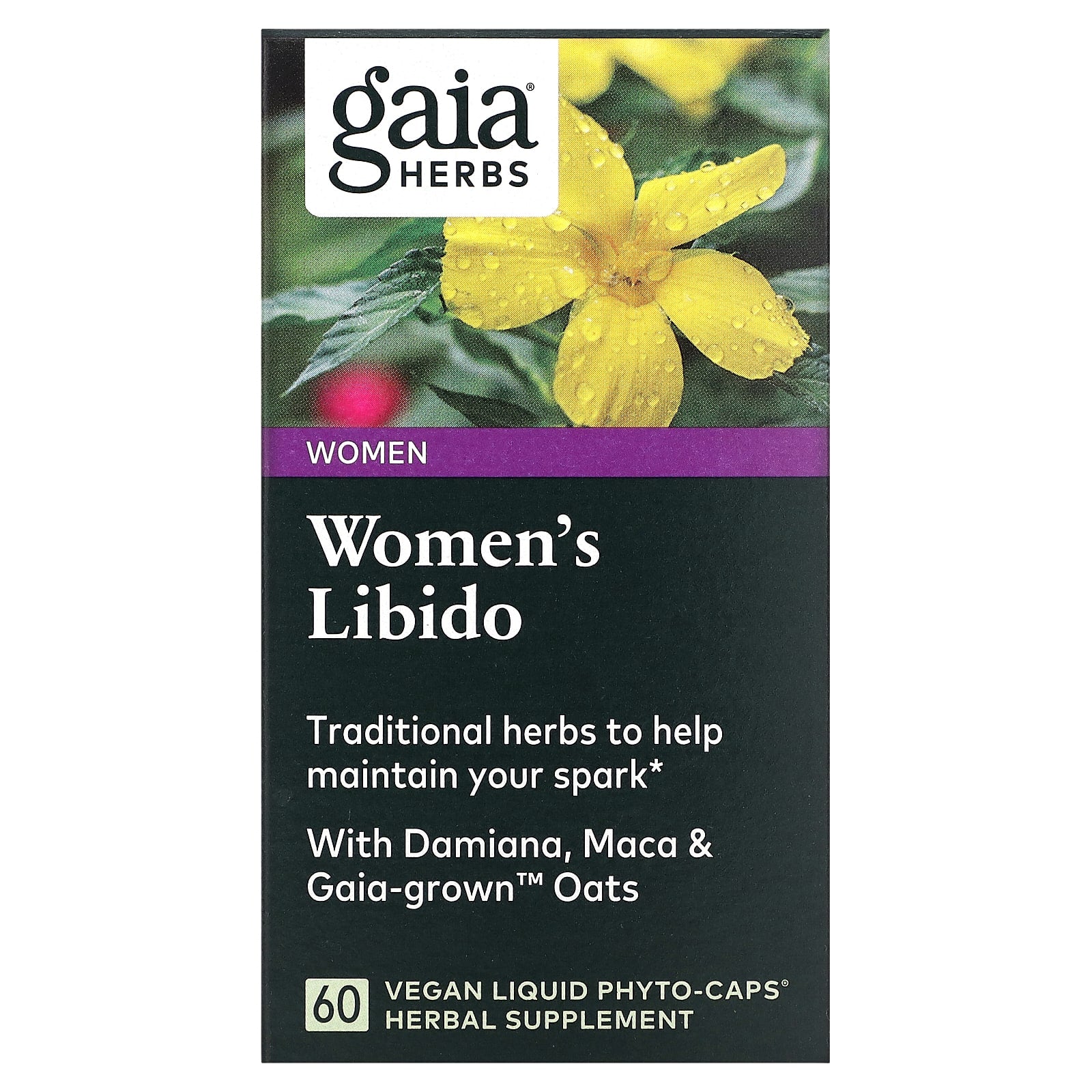 Gaia Herbs-Women's Libido-60 Vegan Liquid Phyto-Caps