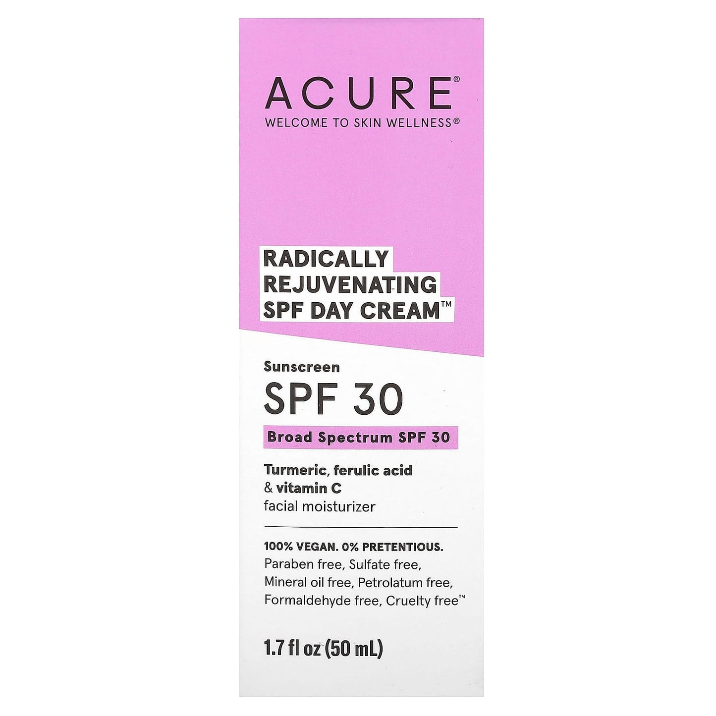 ACURE, Radically Rejuvenating, Day Cream, SPF 30, 1.7 fl oz (50 ml)