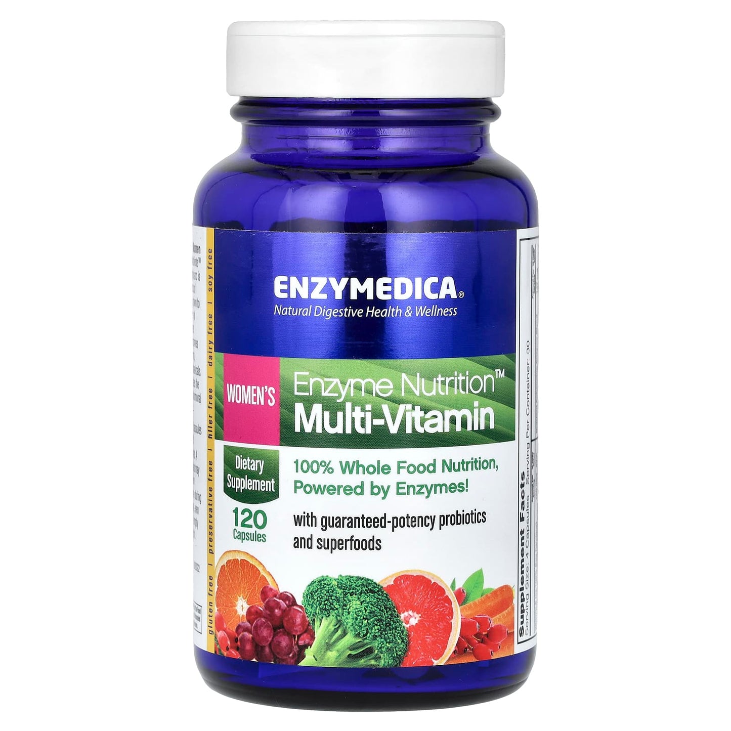 Enzymedica-Women's Enzyme Nutrition Multi-Vitamin-120 Capsules