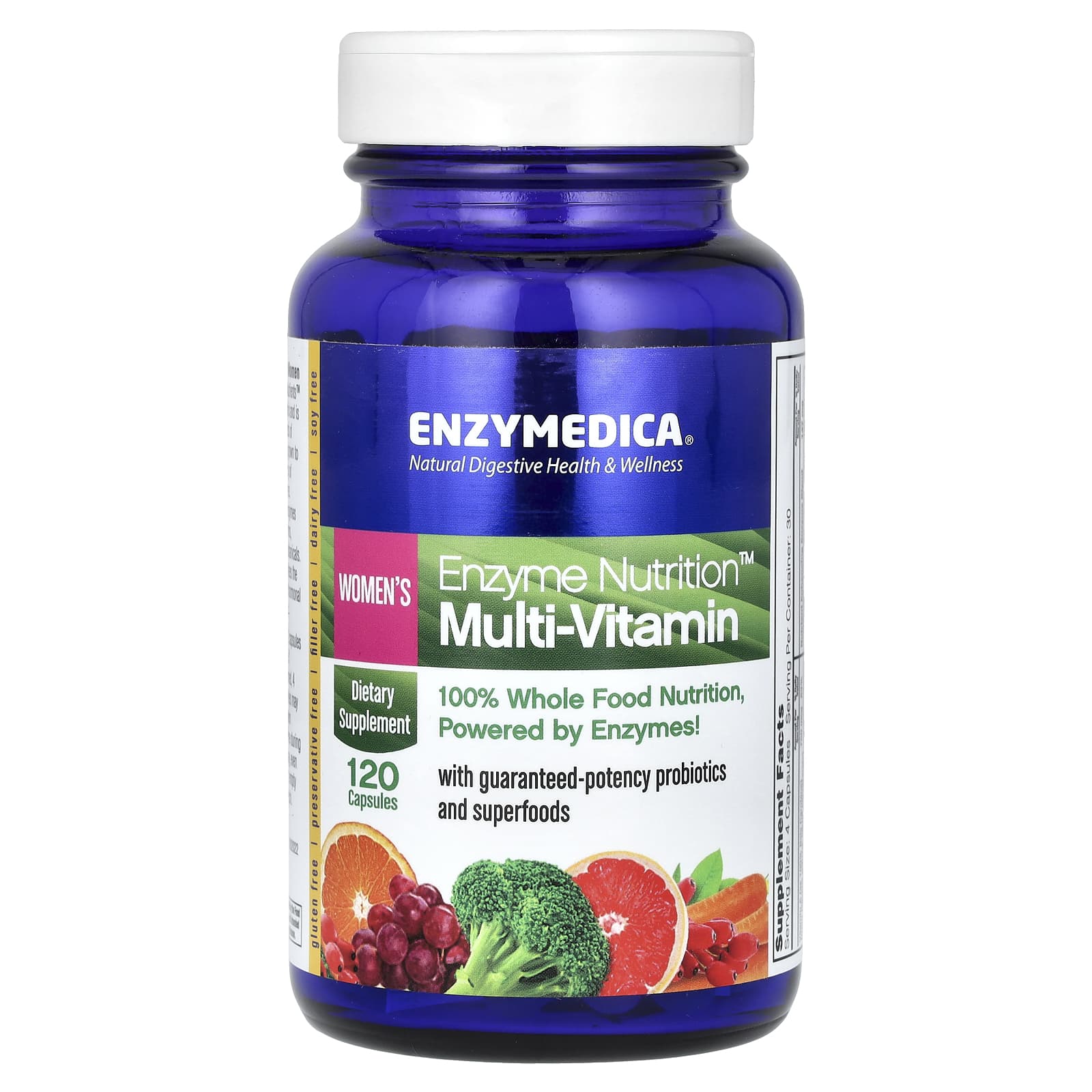 Enzymedica-Women's Enzyme Nutrition Multi-Vitamin-120 Capsules