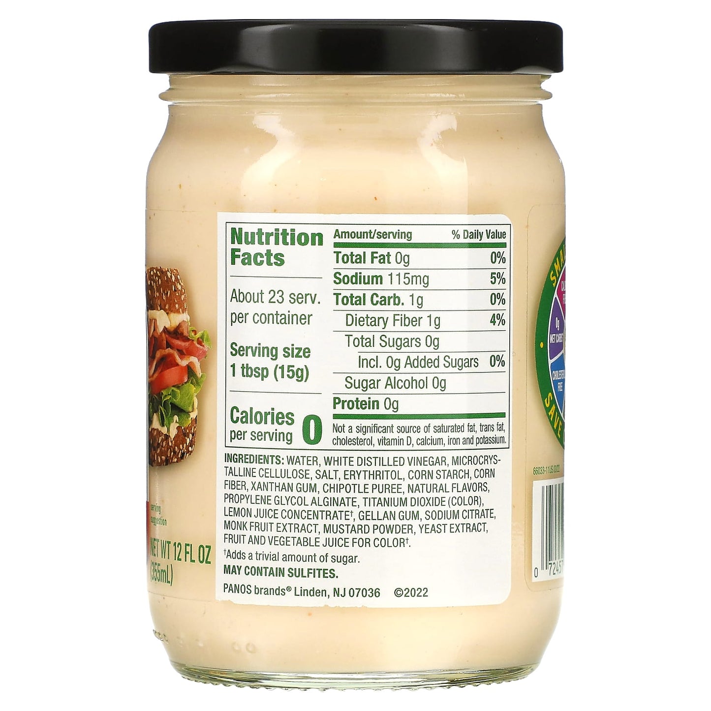 Walden Farms, Chipotle Mayo, 12 fl oz (355 ml)