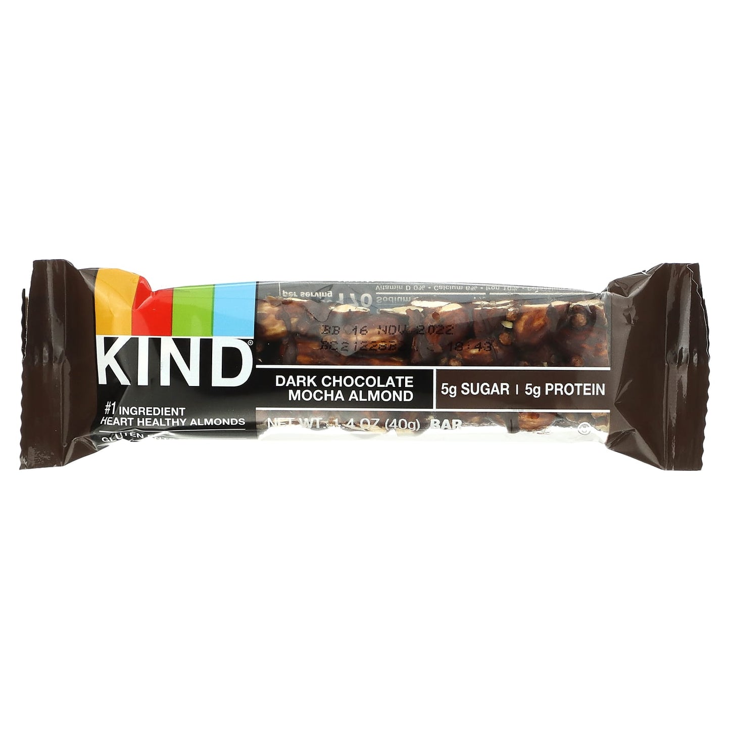 KIND Bars, Nuts & Spices, Dark Chocolate Mocha Almond, 12 Bars, 1.4 oz (40 g) Each