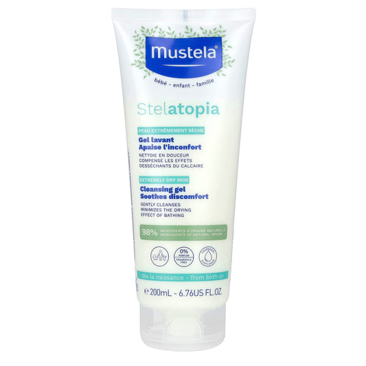 Mustela-Stelatopia Cleansing Gel-Fragrance Free-6.76 fl oz (200 ml)