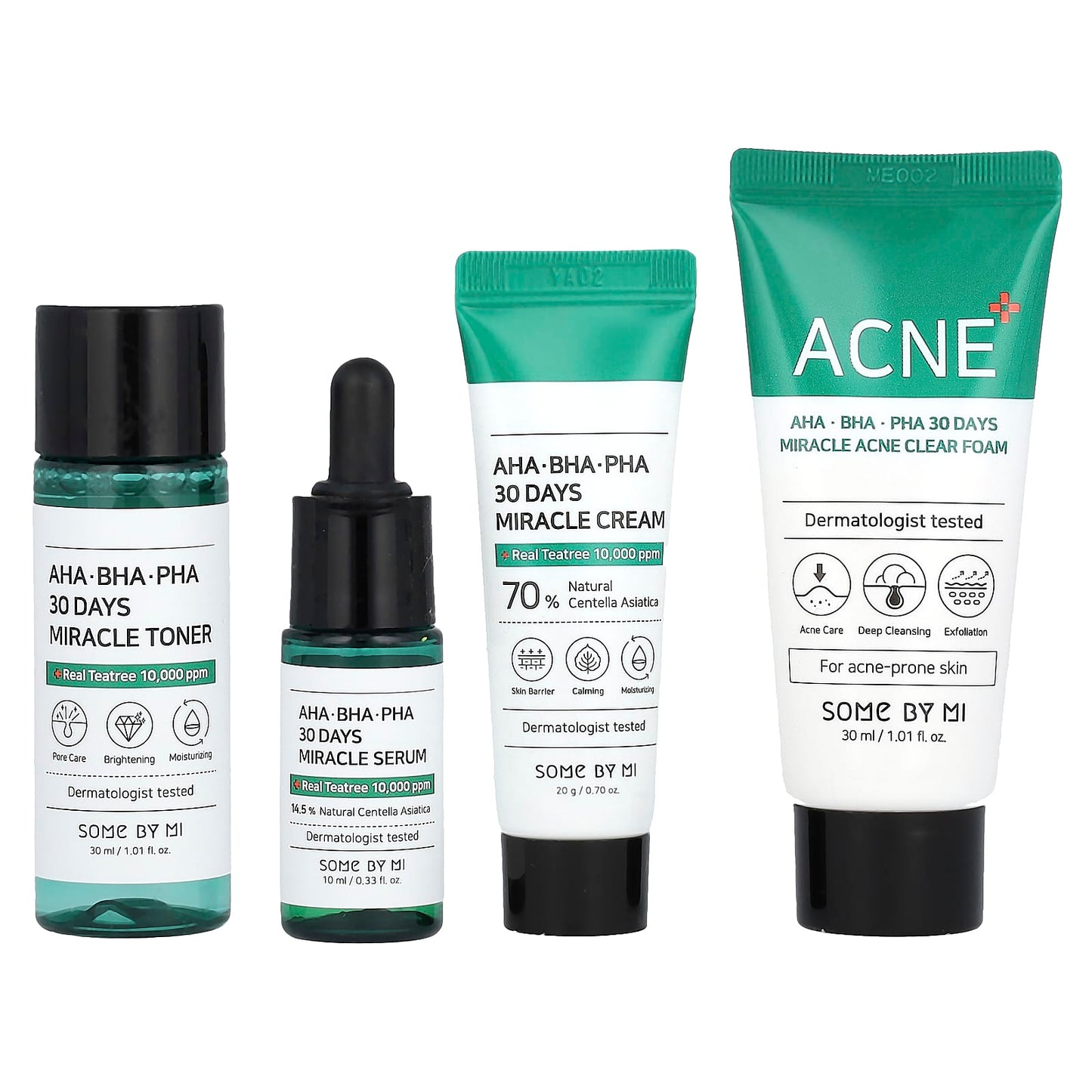 SOME BY MI-AHA. BHA. PHA 30 Days Miracle AC SOS Kit-Edition-4 Piece Kit