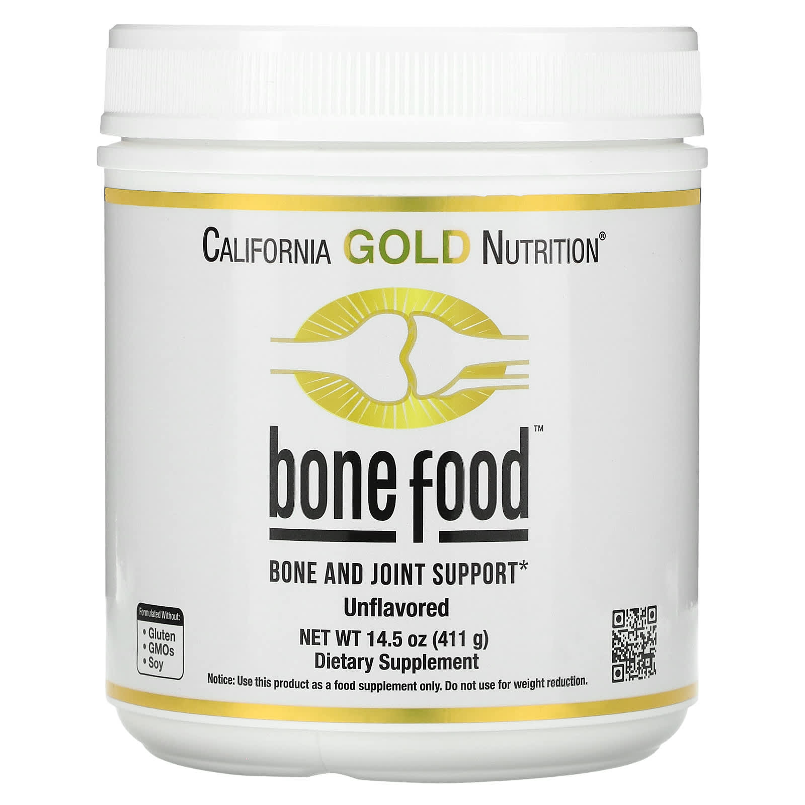 California Gold Nutrition-Bone Food-14.50 oz (411 g)