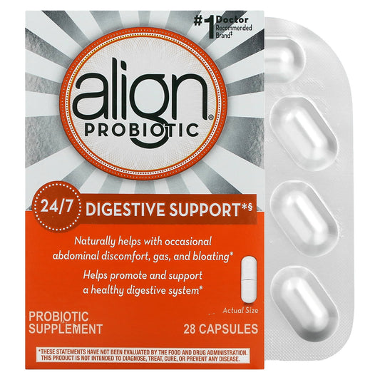 Align Probiotics-24/7 Digestive Support-Probiotic Supplement-28 Capsules