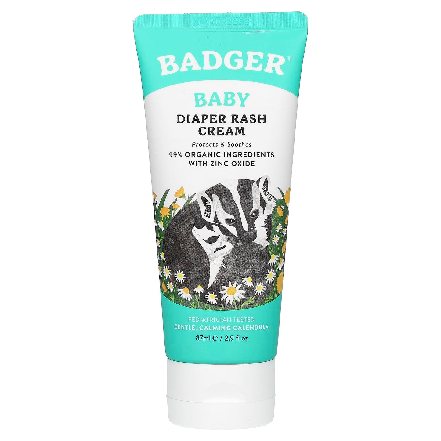 Badger Company-Baby Diaper Rash Cream-Calendula-2.9 fl oz (87 ml)