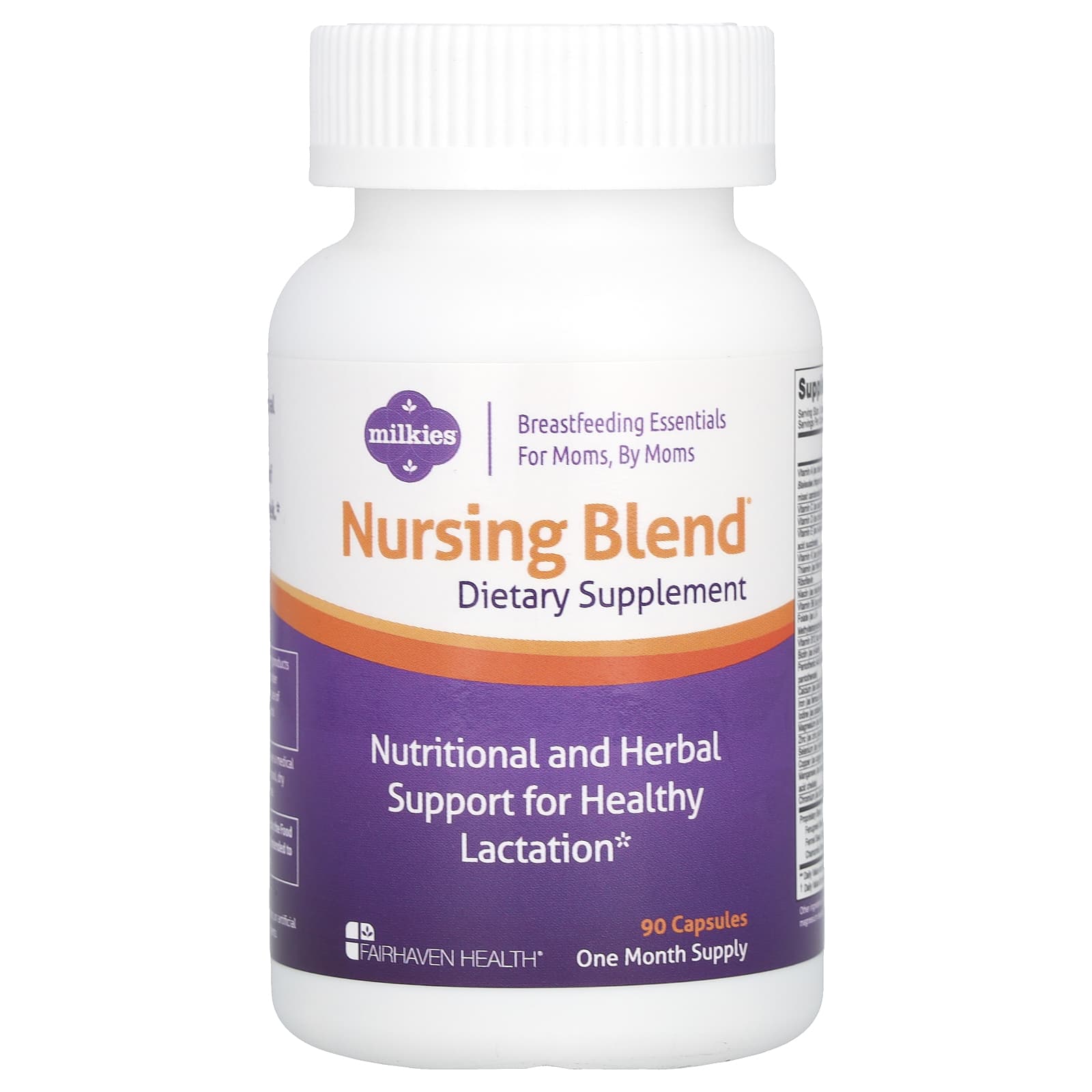 Fairhaven Health-Milkies-Nursing Blend-90 Capsules