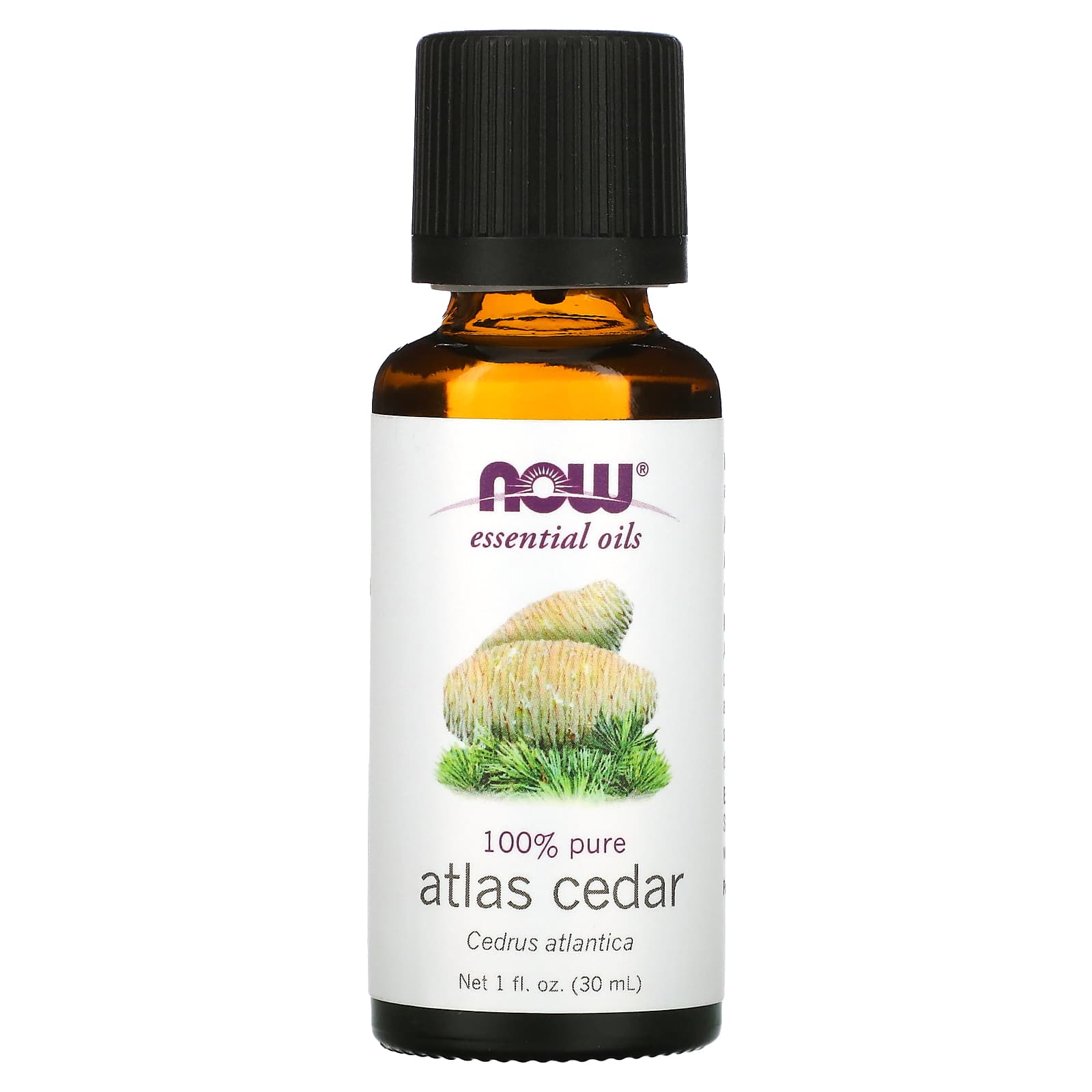 NOW Foods-Essential Oils-Atlas Cedar-1 fl oz (30 ml)