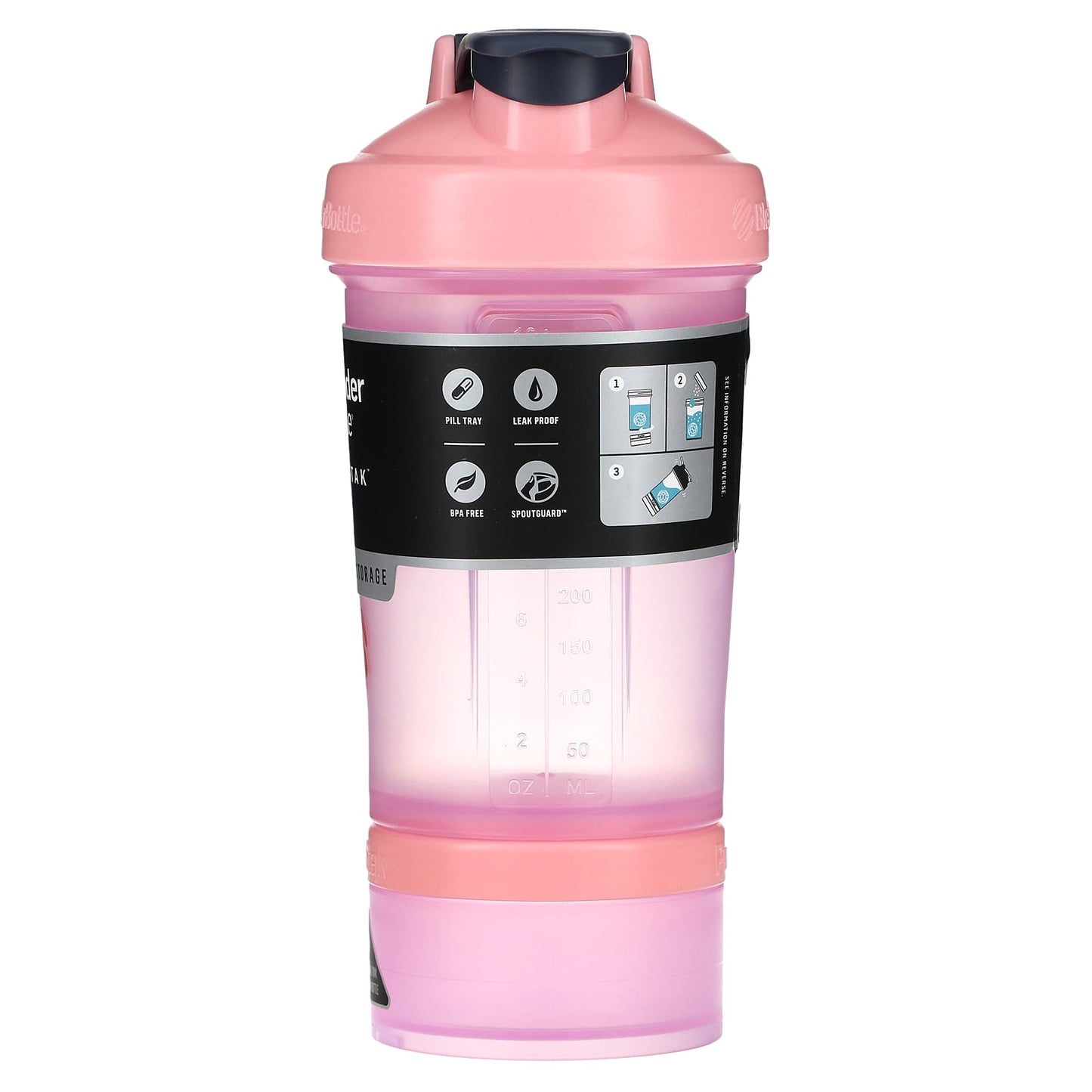 Blender Bottle, ProStak, FC Pink, 22 oz (651 ml)