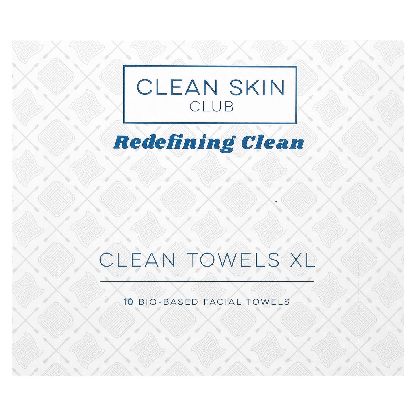 Clean Skin Club-Clean Towels XL-10 Bio-Based Facial Towels