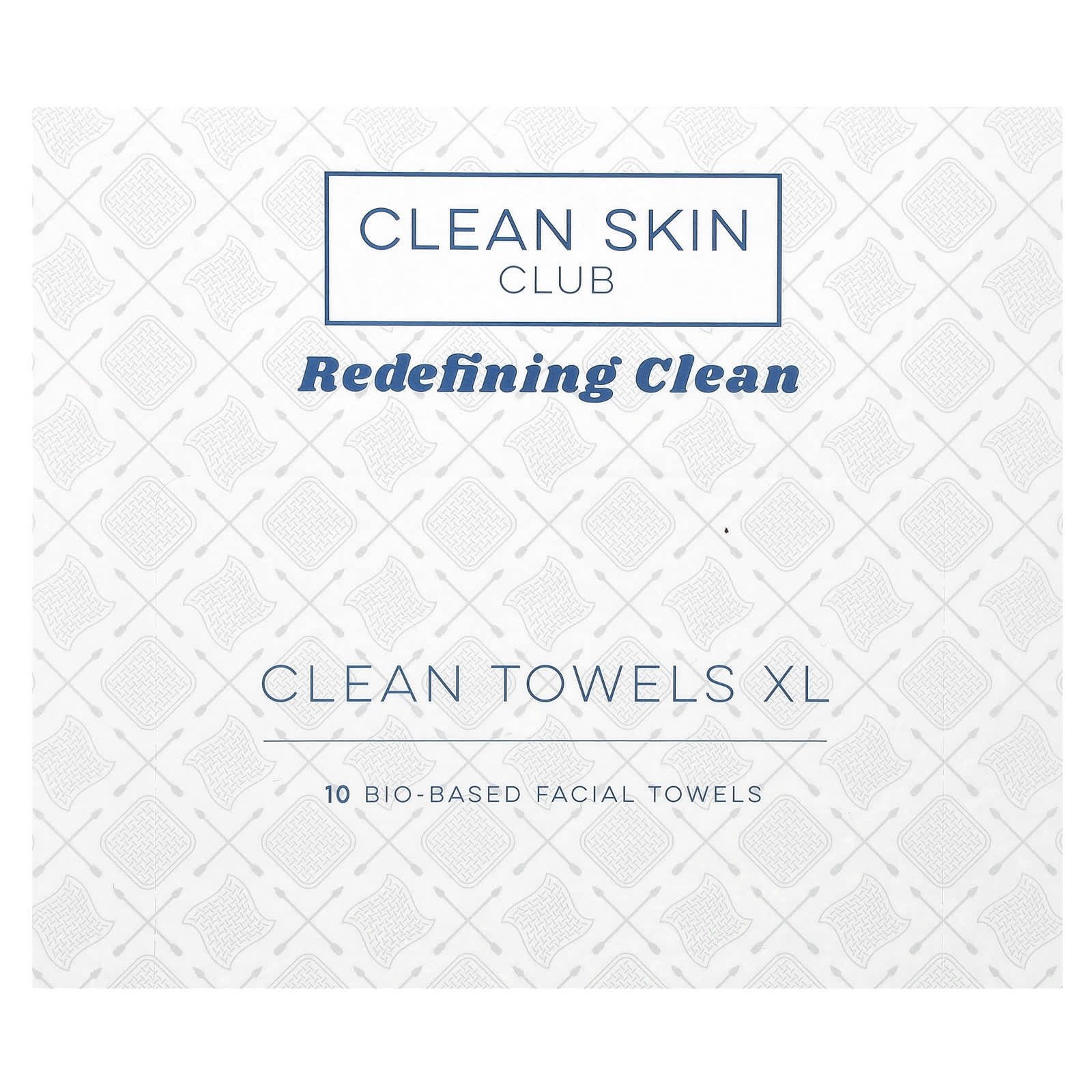 Clean Skin Club-Clean Towels XL-10 Bio-Based Facial Towels