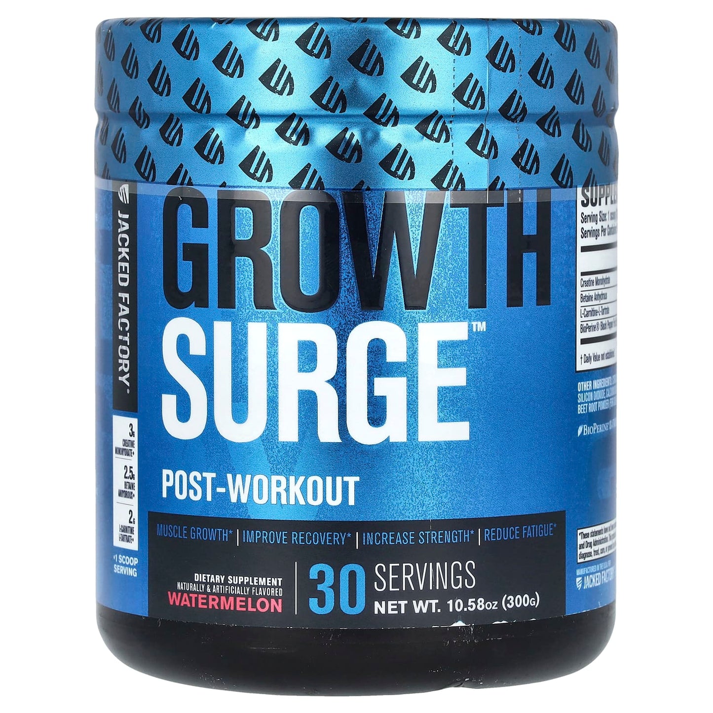 Jacked Factory-Growth Surge-Post-Workout-Watermelon-10.58 oz (300 g)