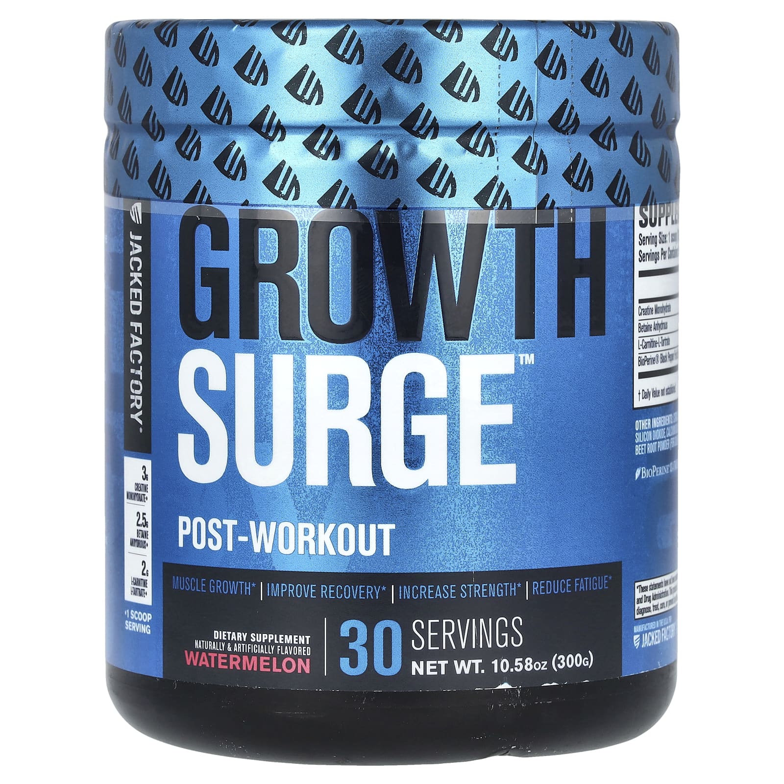 Jacked Factory-Growth Surge-Post-Workout-Watermelon-10.58 oz (300 g)