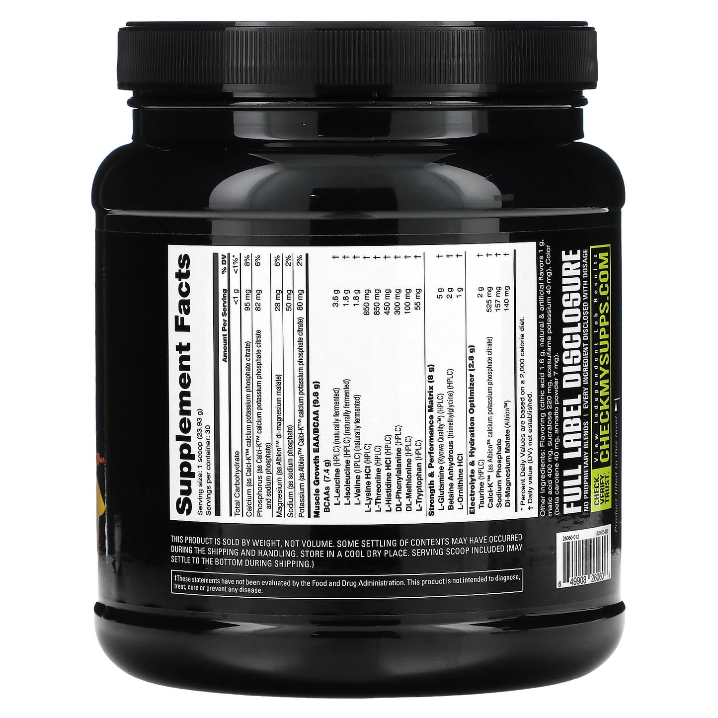 NutraBio, Intra Blast, Intra Workout Amino Fuel, Orange Mango, 1.6 lb (718 g)