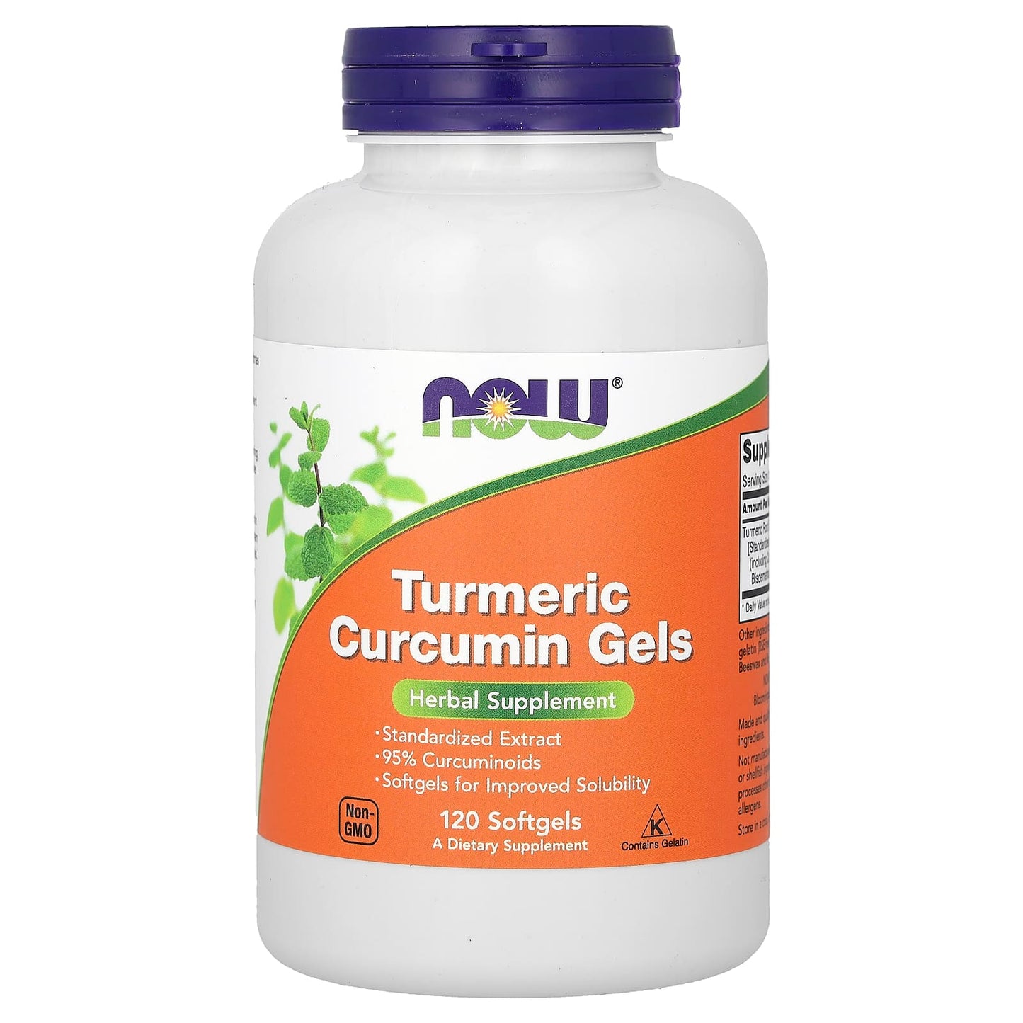 NOW Foods-Turmeric Curcumin Gels-120 Softgels