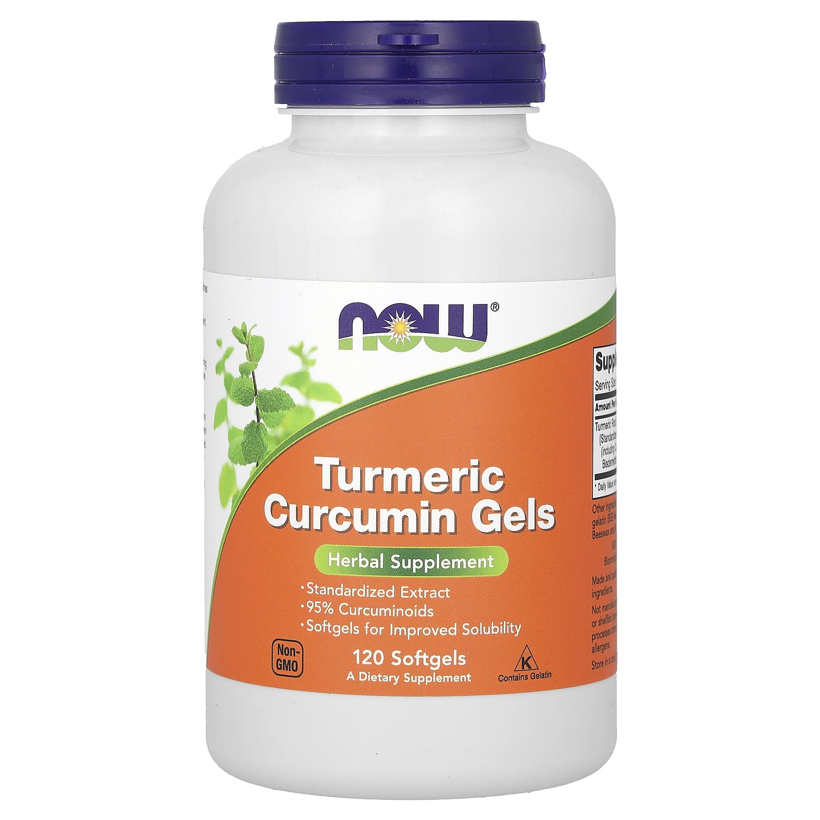 NOW Foods-Turmeric Curcumin Gels-120 Softgels