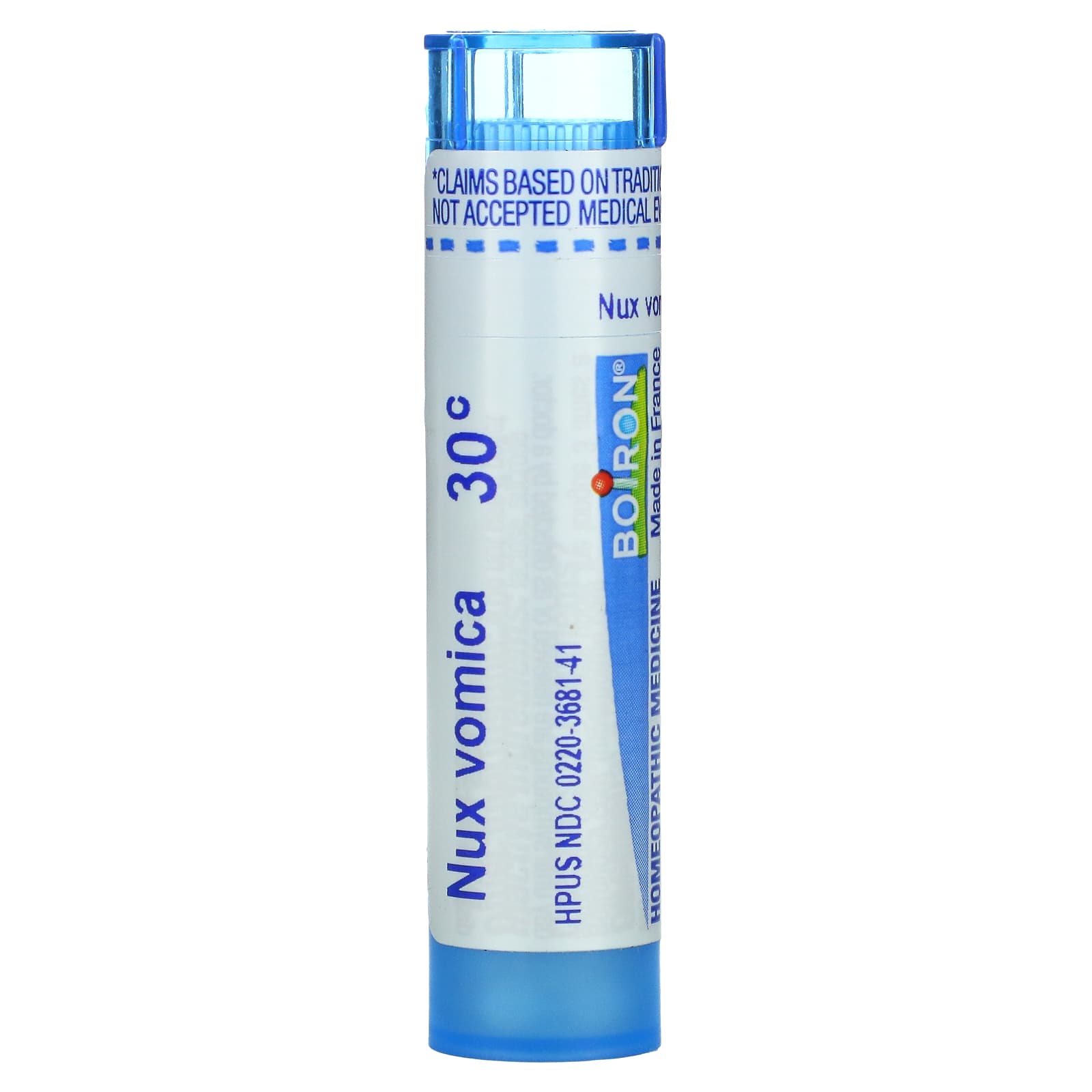 Boiron-Nux Vomica-30C-Approx 80 Pellets