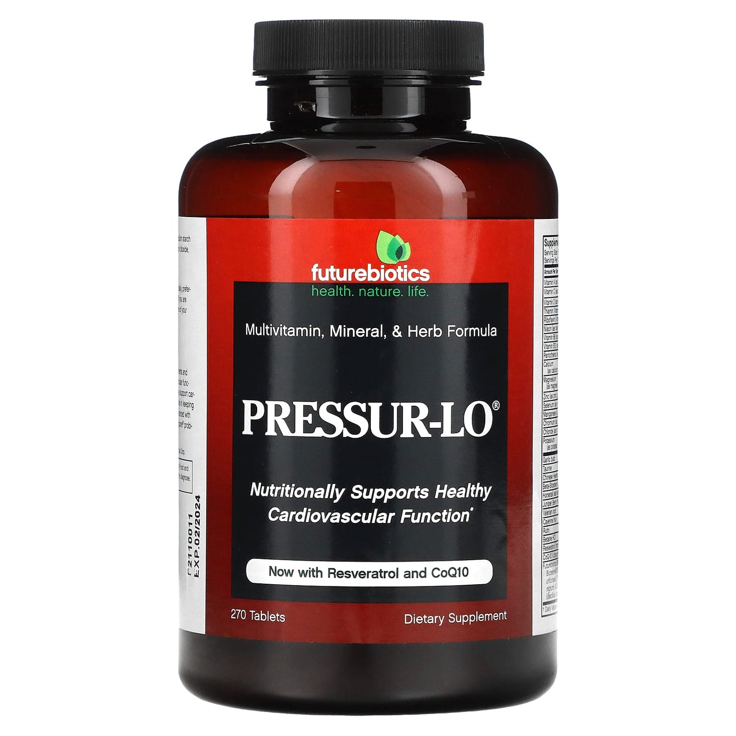 Futurebiotics-Pressur-Lo-Multi Vitamin-Mineral & Herb Formula-270 Tablets