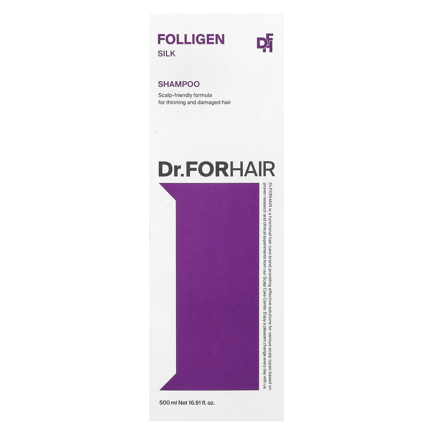 Dr.ForHair, Folligen Shampoo, Silk, 16.91 fl oz (500 ml)