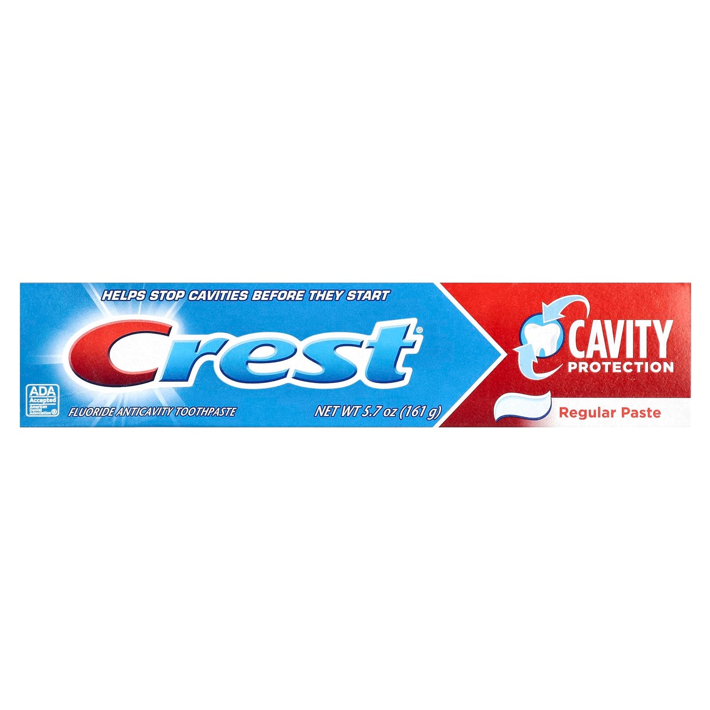 Crest, Cavity Protection, Fluoride Anticavity Toothpaste, Regular, 5.7 oz (161 g)