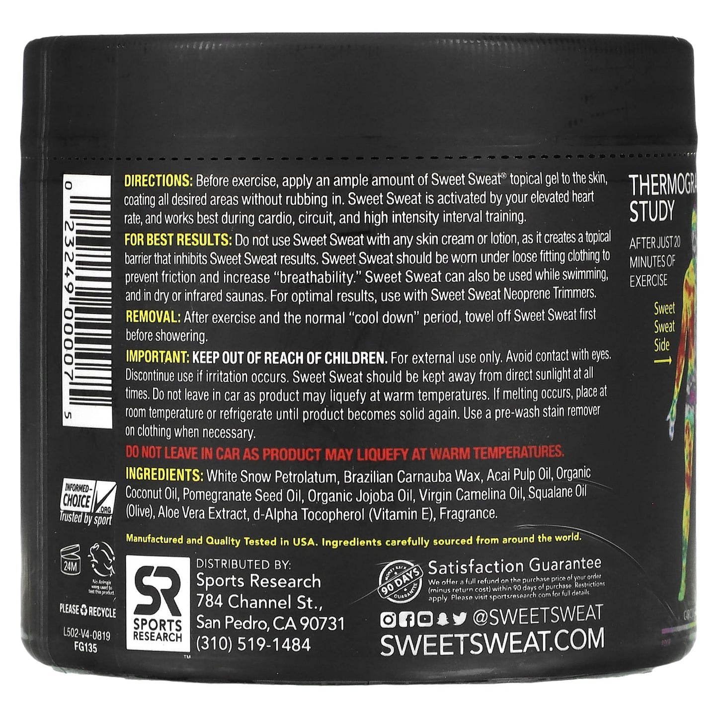 Sports Research, Sweet Sweat, Workout Enhancer, 13.5 oz (383 g)