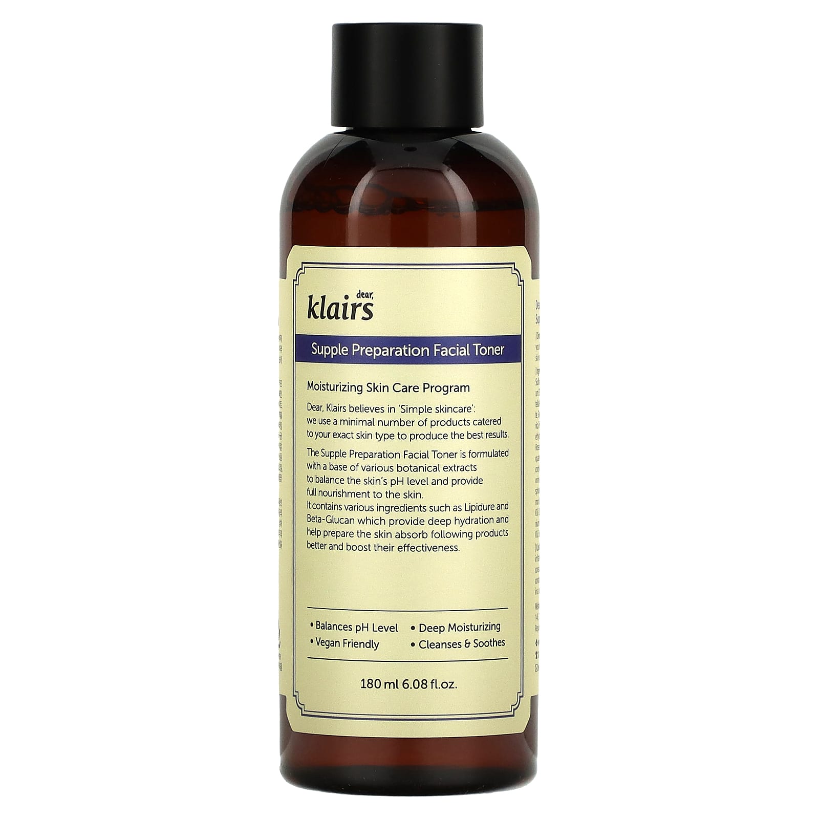 Dear-Klairs-Supple Preparation Facial Toner-6.08 fl oz (180 ml)