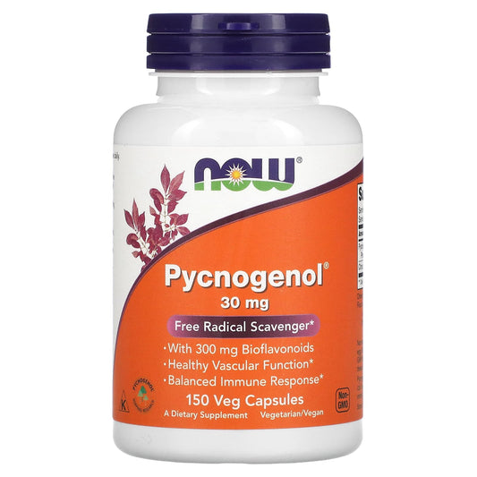 NOW Foods-Pycnogenol-30 mg-150 Veg Capsules