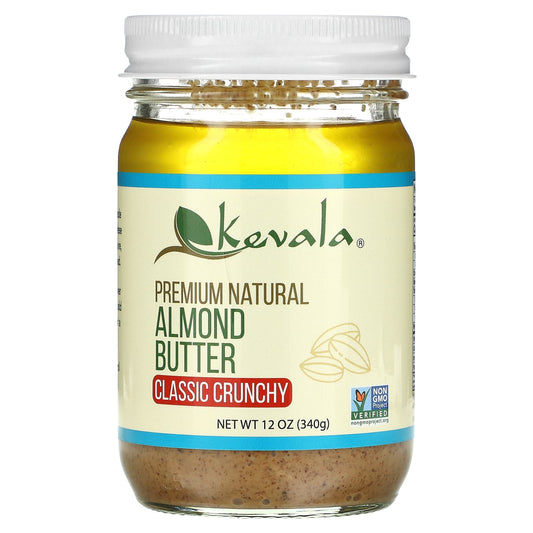 Kevala-Almond Butter-Classic Crunchy-12 oz (340 g)