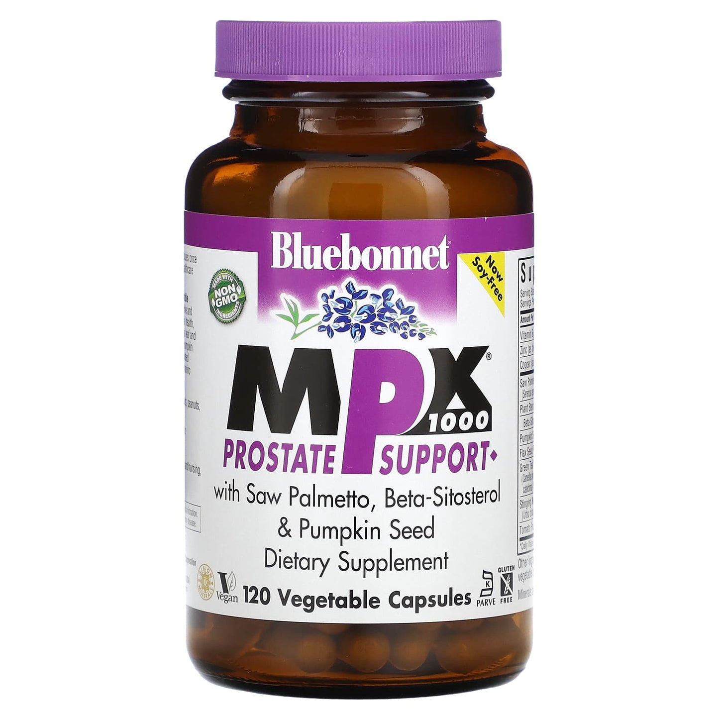 Bluebonnet Nutrition-MPX 1000-Prostate Support-120 Vegetable Capsules