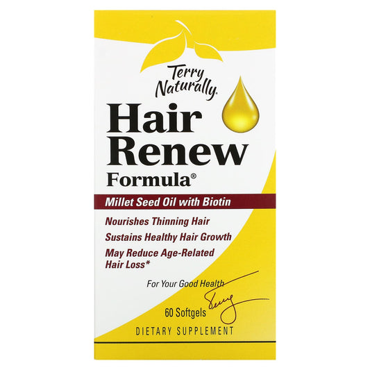 Terry Naturally-Hair Renew Formula-60 Softgels