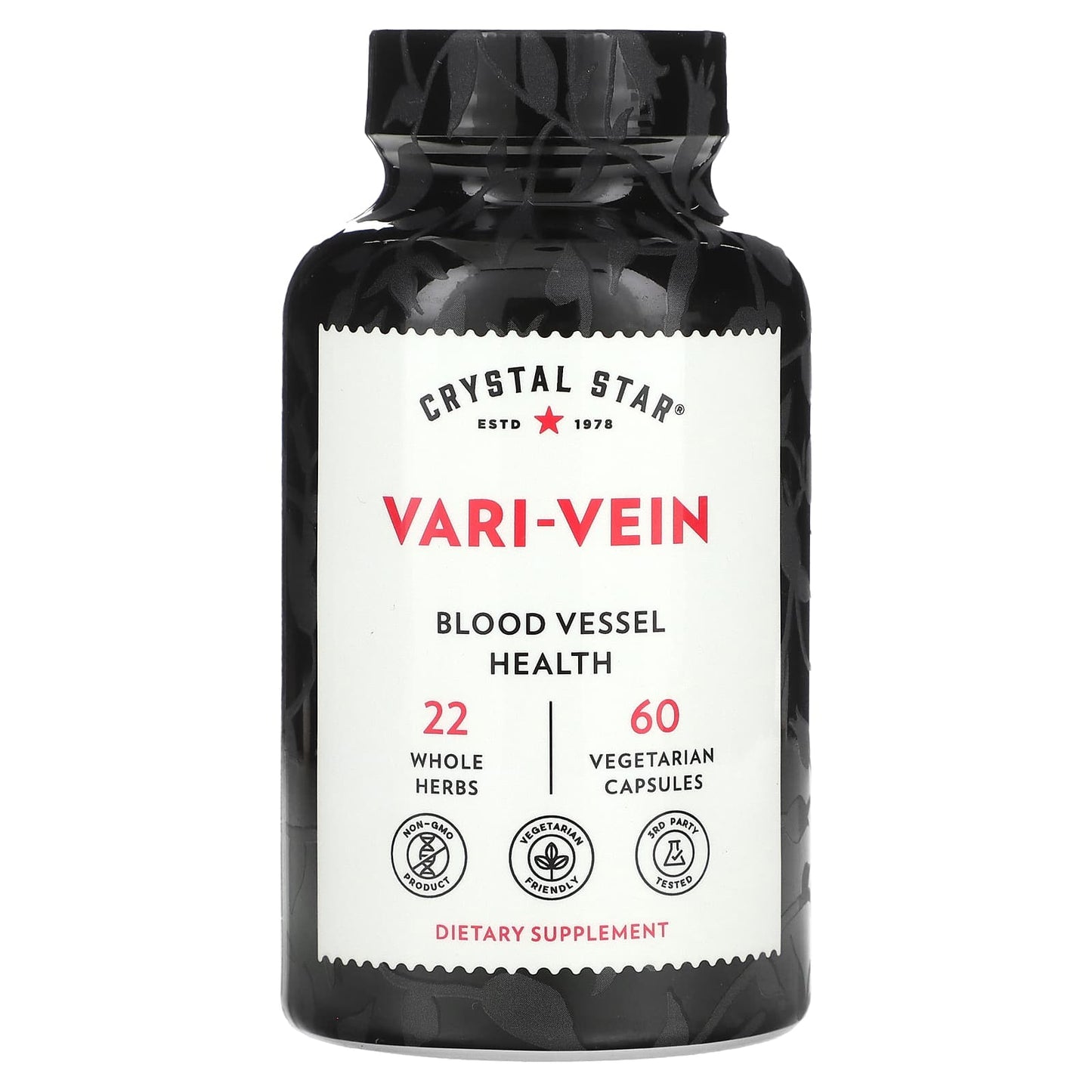 Crystal Star-Vari-Vein-60 Vegetarian Capsules