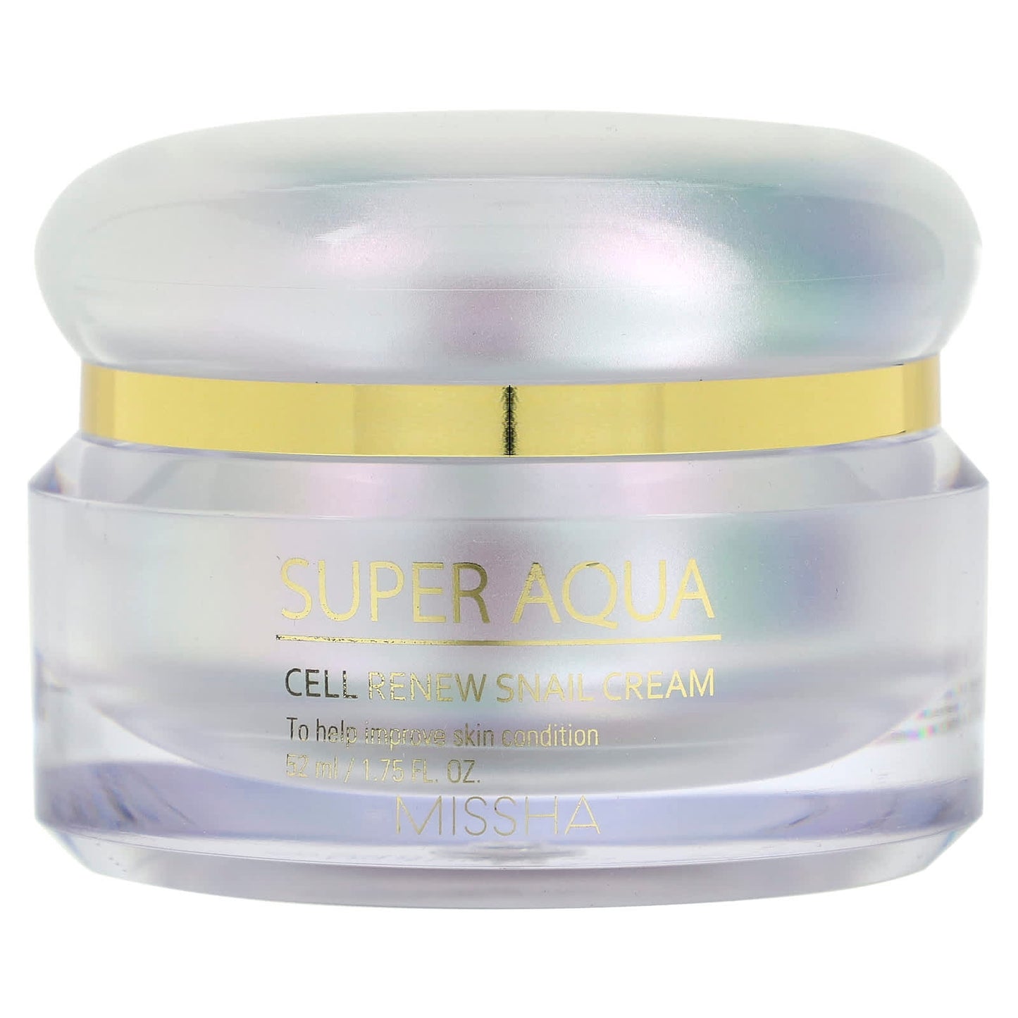 Missha-Super Aqua-Cell Renew Snail Cream-1.75 fl oz (52 ml)