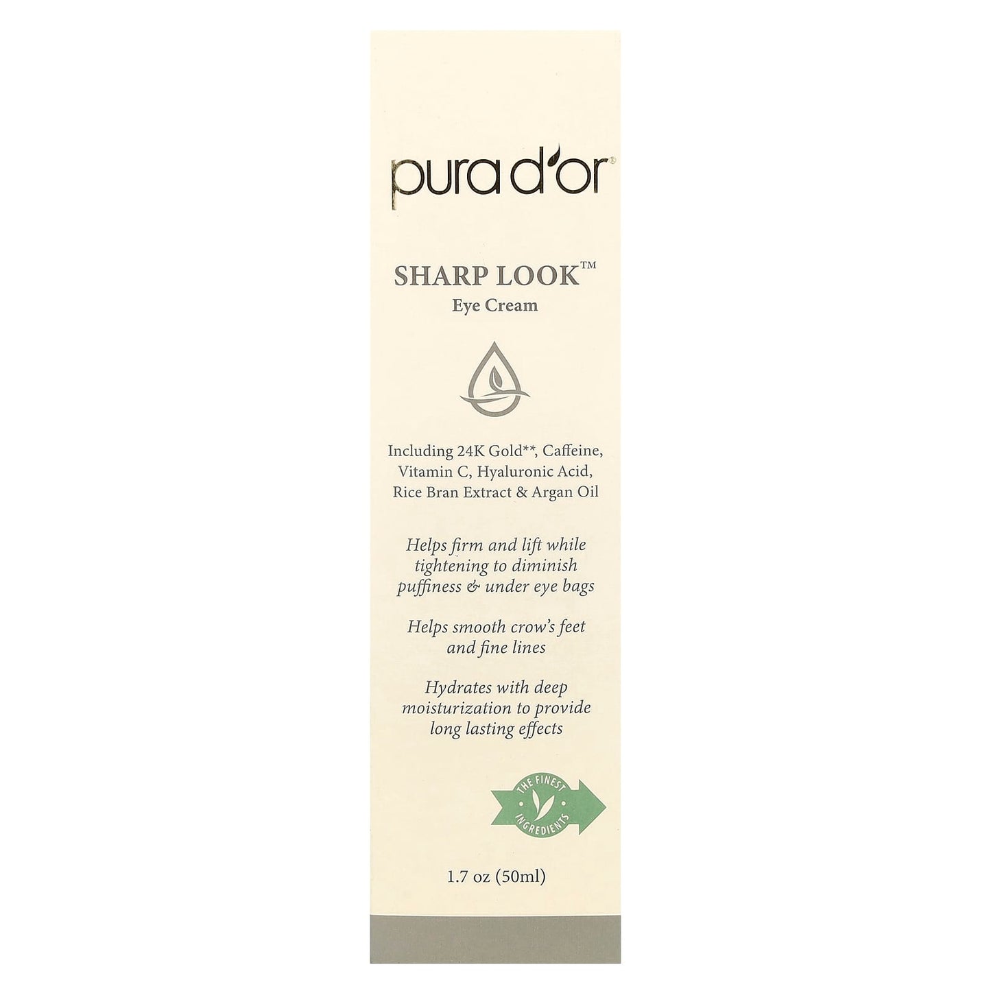 Pura D'or, Sharp Look, Eye Cream,  1.7 fl oz (50 ml)