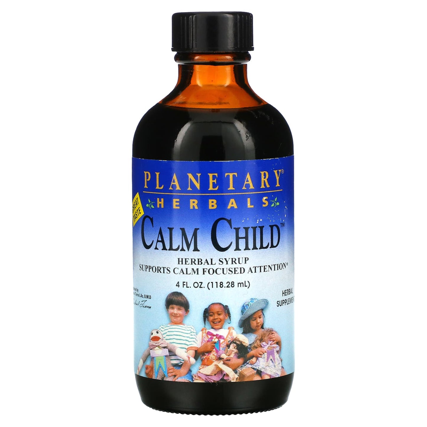 Planetary Herbals-Calm Child-Herbal Syrup-4 fl oz (118.28 ml)