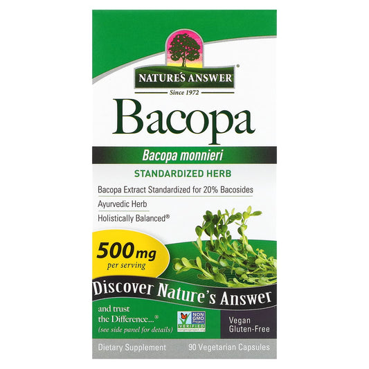 Nature's Answer-Bacopa-500 mg-90 Vegetarian Capsules