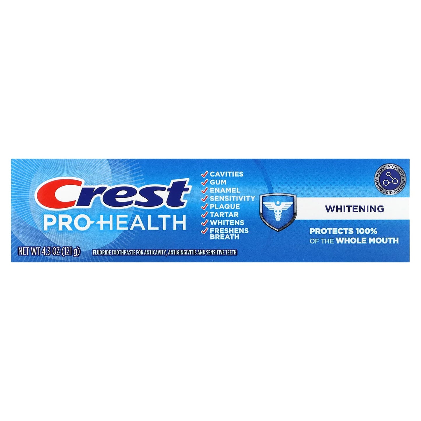 Crest, Pro Health, Fluoride Toothpaste, Whitening, 4.3 oz (121 g)