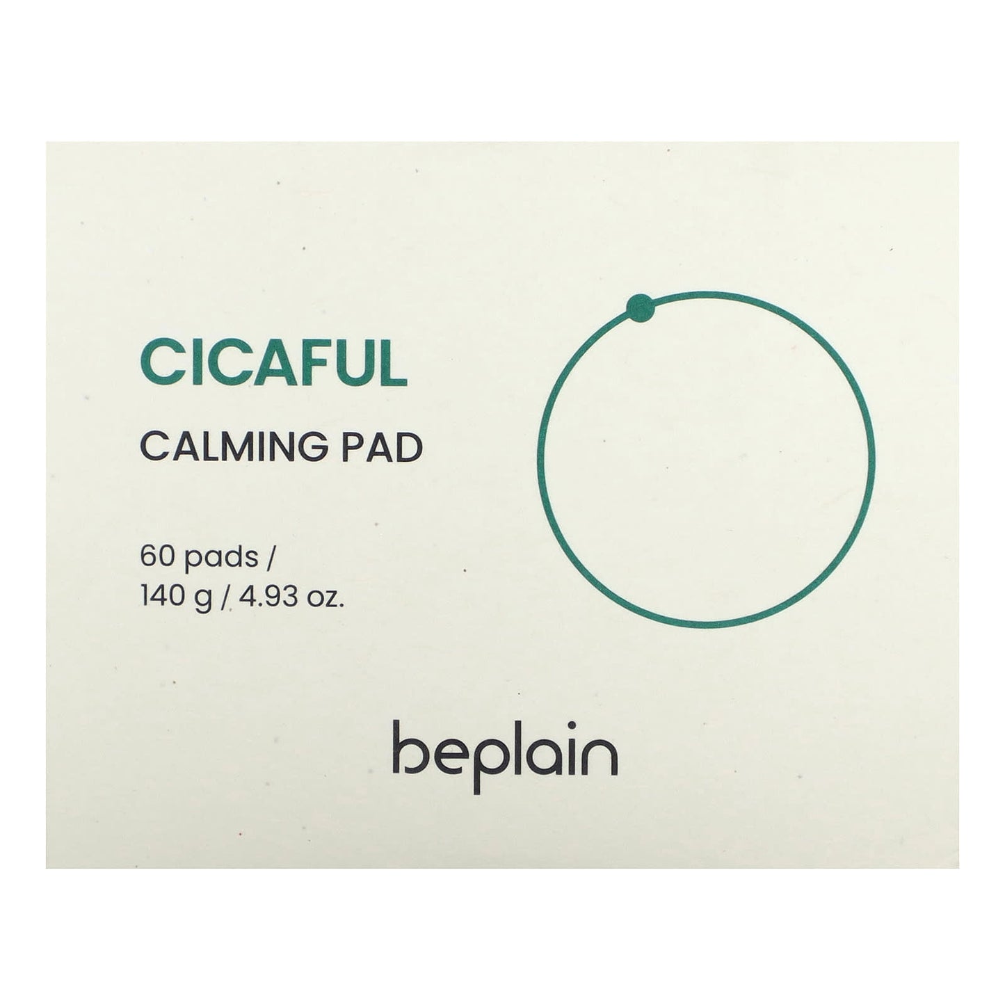 Beplain, Cicaful Calming Pad, 60 Pads, 4.93 oz (140 g)