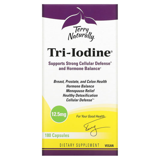 Terry Naturally-Tri-Iodine-12.5 mg-180 Capsules