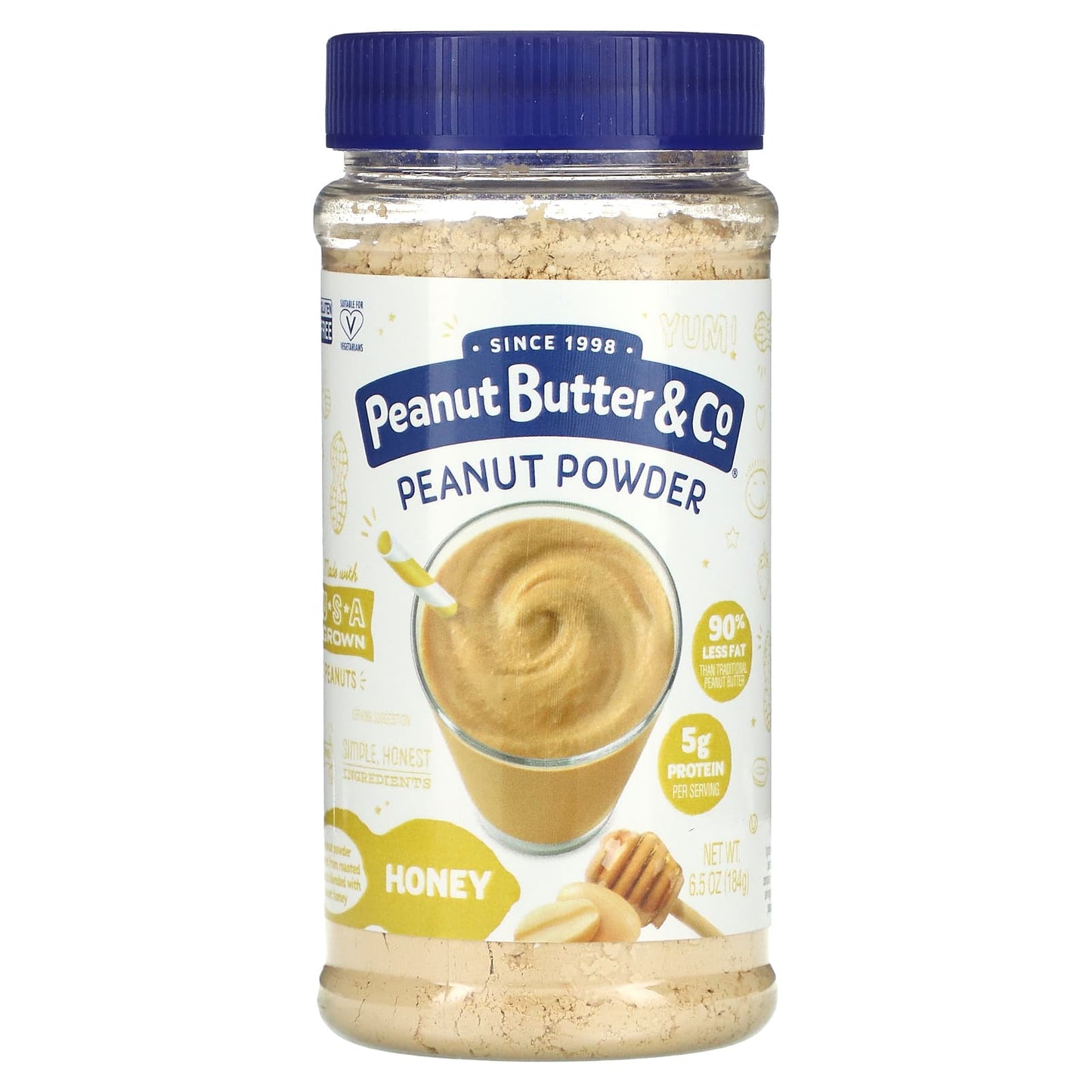 Peanut Butter & Co.-Peanut Powder-Honey-6.5 oz (184 g)